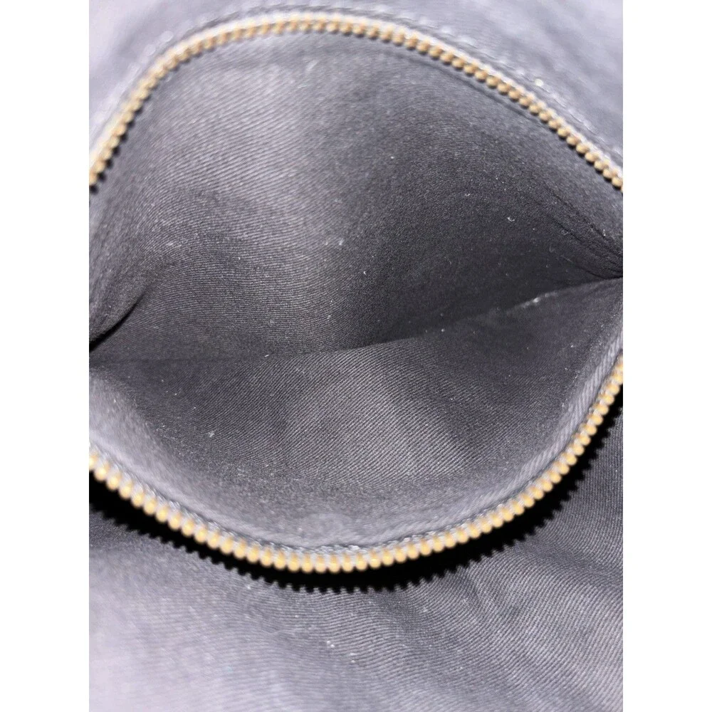 Massimo Palomba Hand Made Italian Black Woven Leather Clutch